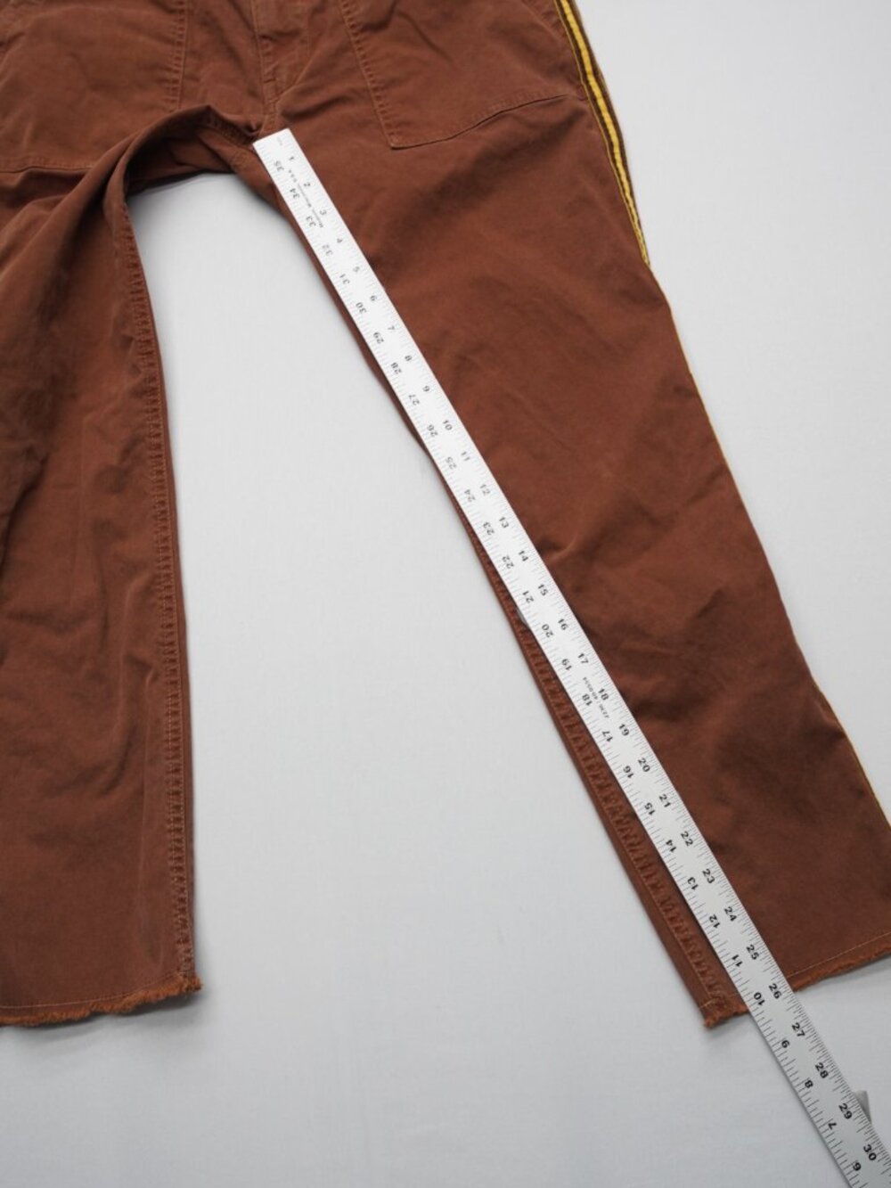 Nili Lotan Jenna Pants with Side Tape in Rust Size 4‎ - Picture 13 of 14